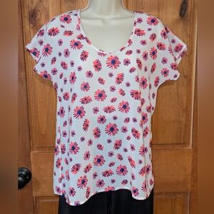 Fun &‎ Flirt Floral Print Women's Top